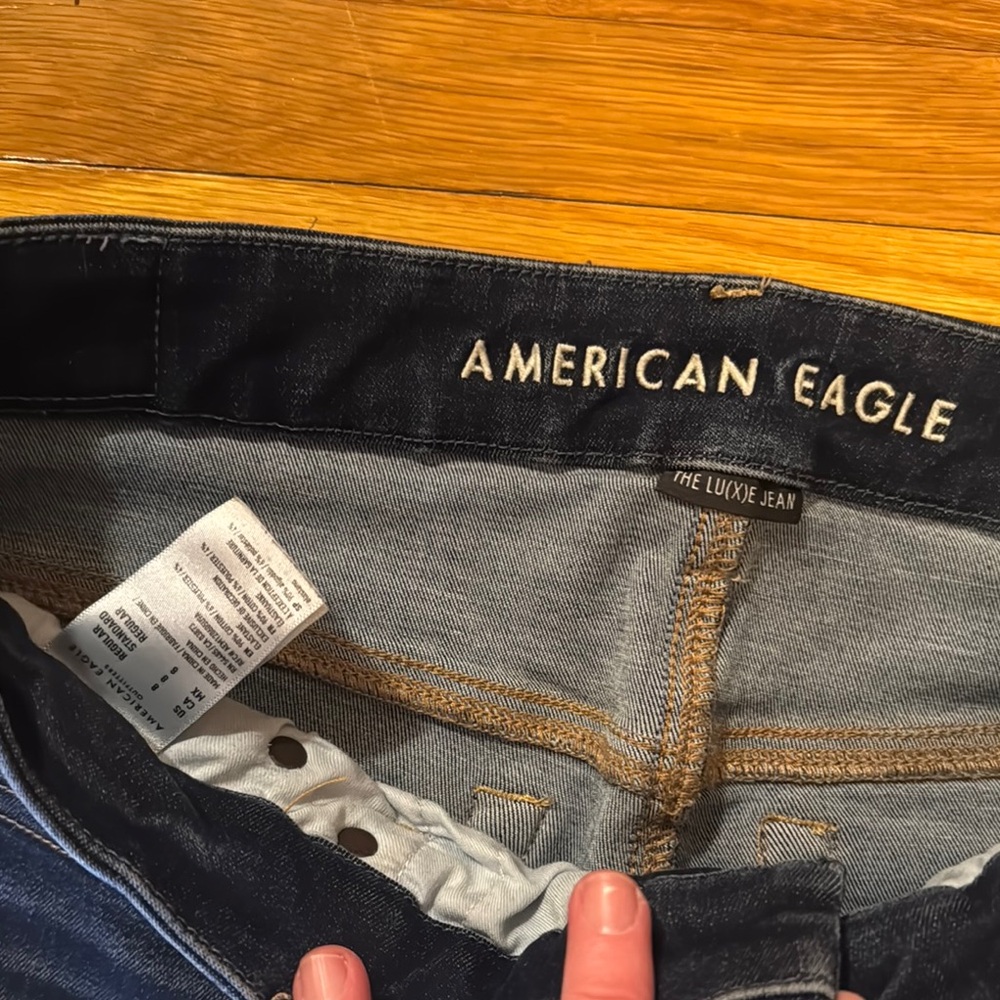 American Eagle Outfitters Blue Skinny Jeans - Picture 2 of 3